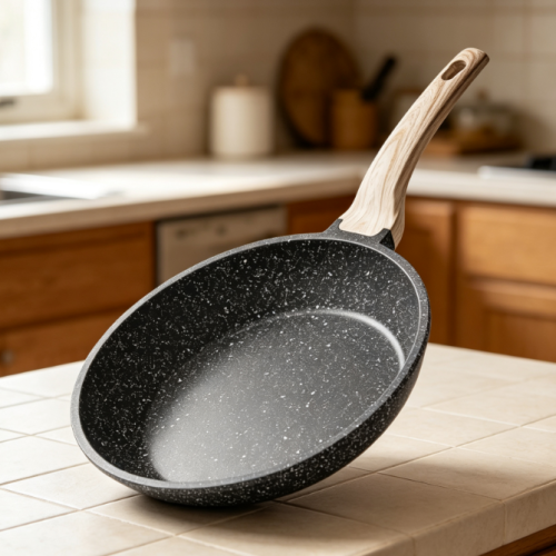 Granite Non-Stick Frying Pan, Pfoa-Free, Induction Compatible
