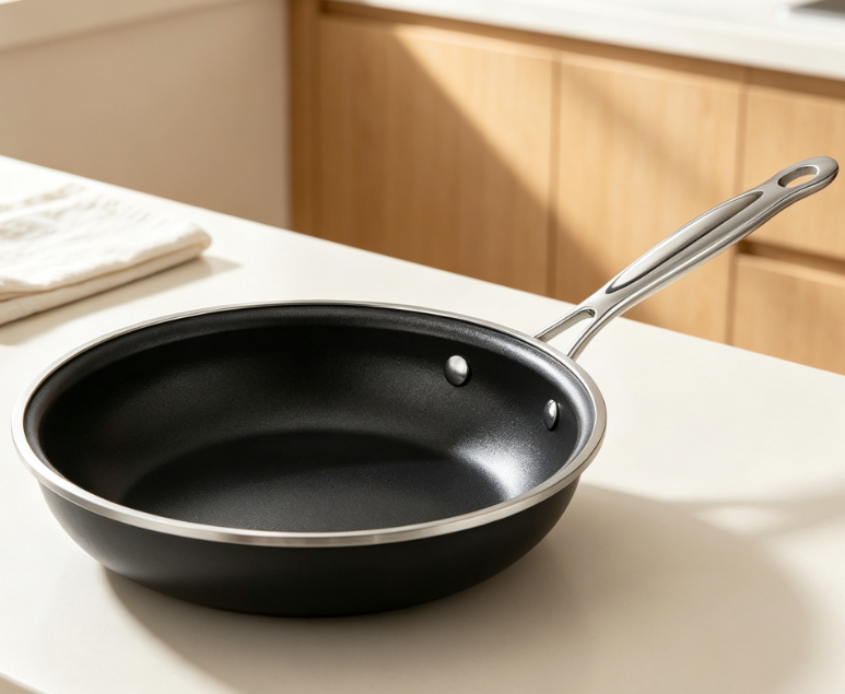 Hard-Anodized Ceramic Frying Pan, Non-Stick And Easy To Clean