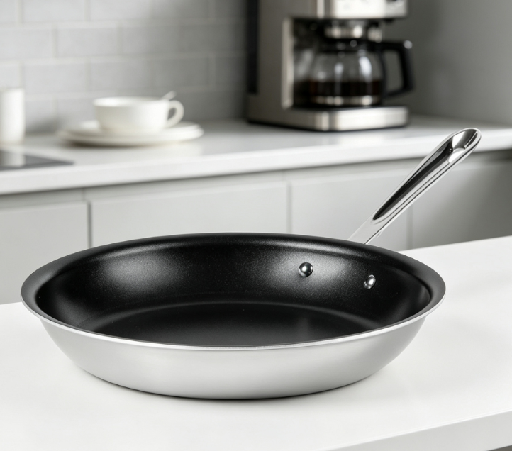 Tri-Ply Bonded Non-Stick Frying Pan, Professional-Grade Performance